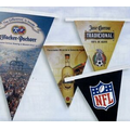 15' (6 Pennants On) Custom Printed Pennant Strings-1 Side